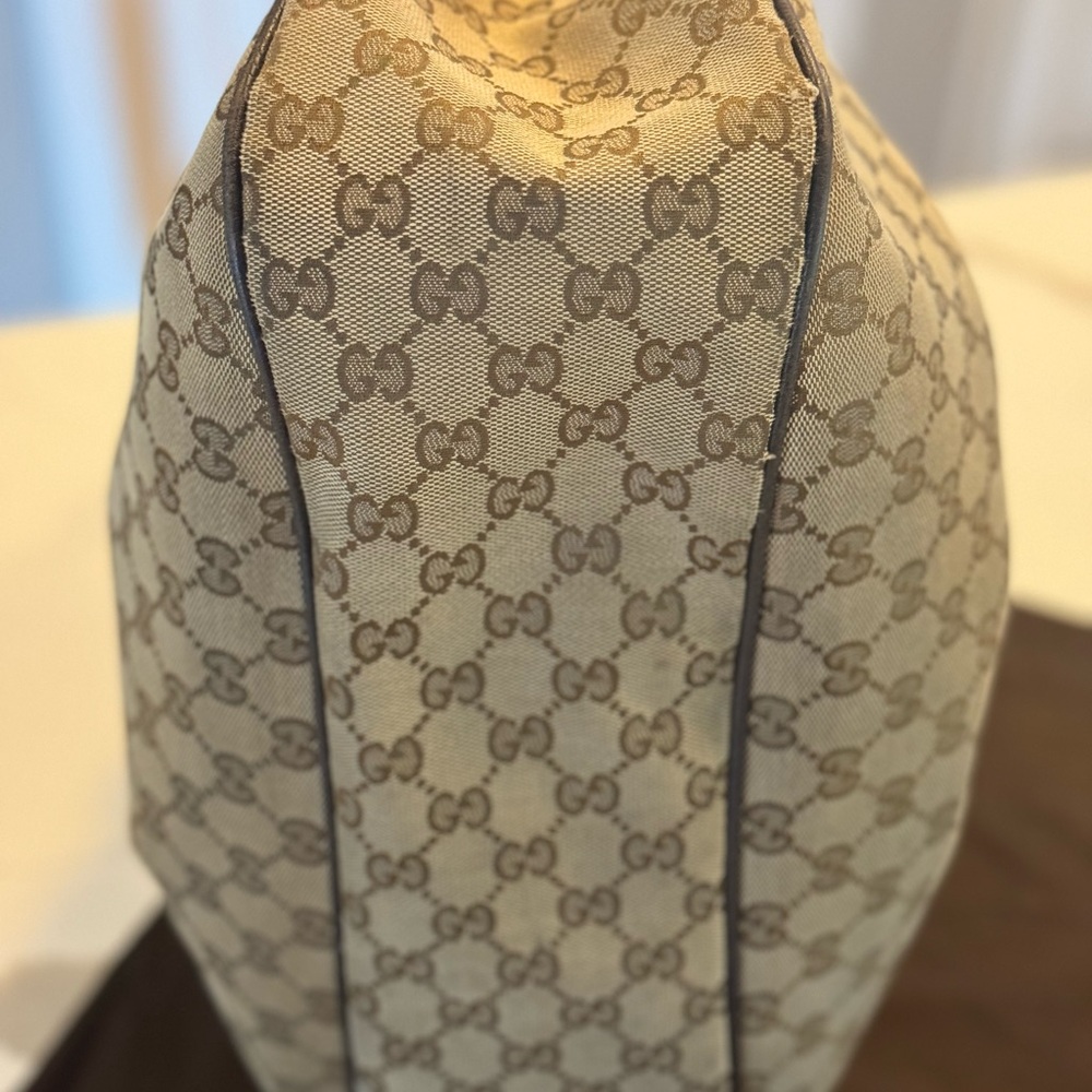 Gucci Monogram Canvas Sukey Hobo Bag + Gucci Original GG Wallet - AUTHENTIC - Picture 4 of 16